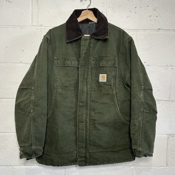 Carhartt Other - Vintage Carhartt Quilted Artic Duck Jacket “Green” CQ184
